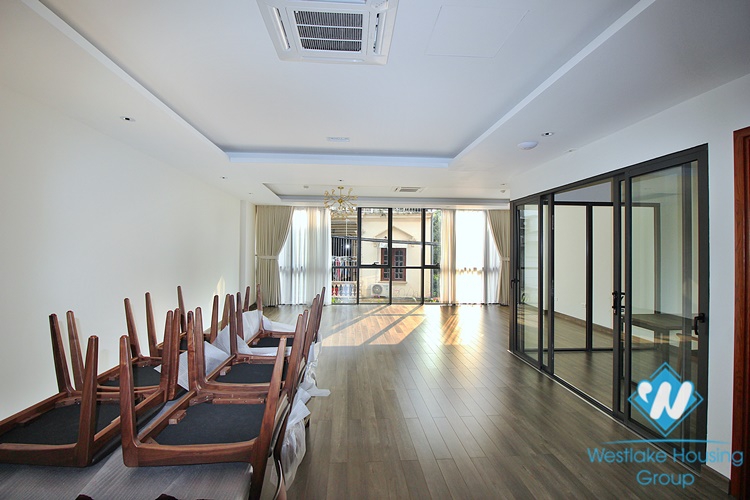Spacious three bedrooms apartment for rent in Au Co street, Tay Ho